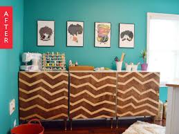 Before After Ikea Kallax To Modular Credenza Kallax Ikea Painting Ikea Furniture Kallax