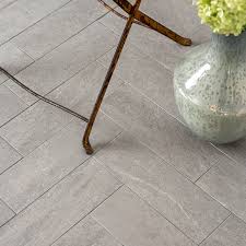 Porcelain floor tiles light grey. Light Grey Natural Porcelain Tiles 4x12