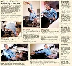 Office Ergonomics Get Out Of Your Chair Workout At Work Exercise At Your Desk Desk Workout