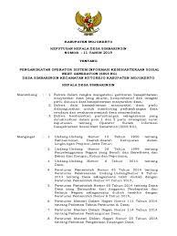 Tapi mereka dapat petunjuk dari dinas esdm provinsi gmn bentuknya. Sk Operator Siks Ng 2019