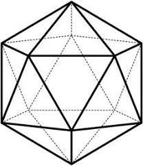 Icosahedron Shape Example 3d Geometric Shapes Geometric Art Printable Shapes