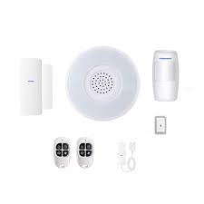 Compatible with alexa and google assistant. Wireless Wifi Cloud Alexa Smart Home Alarm Kit Gateway By Smart Life Tuya Smart App Control Alexnld Com