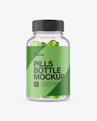 Clear Plastic Softgels Bottle Mockup Front View In Bottle Mockups On Yellow Images Object Mockups Mockup Free Psd Bottle Mockup Mockup Psd