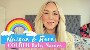 The violet flower is said to symbolize love, affection, virtue, and modesty. Unusual And Rare Colour Baby Names For Boys And Girls Sj Strum Color Name List Youtube