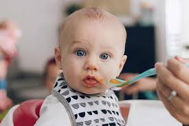 Remember, for the first year of life, a baby's primary source of nutrition should be breastmilk and/or formula. Introducing Solids Baby Ohbaby
