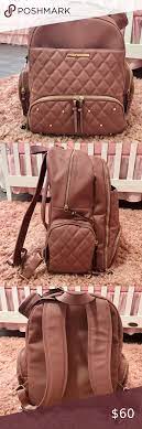 Nwot Steve Madden Mauve Pink Diaper Bag Backpack Pink Diaper Bag Pink Diaper Bag Backpack Diaper Bag Backpack