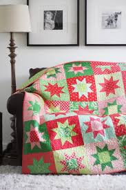 Here you can find many for christmas colors, you can take a regular pattern and use reds, greens, and whites for a traditional christmas colored quilt. Christmas Stars With Free Pattern Cluck Cluck Sew