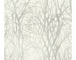 Du kannst auf uns´re treue bau´n wir folgen mutig dir und wie auch einst. Vliestapete 36495 1 Wald Weiss Silber Bei Hornbach Kaufen