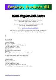 It has to be no disc inserted; Multi Region Dvd Codes Fantastic Products 4u