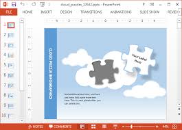 Includes 2 slide option designs: Animated Cloud Computing Powerpoint Template