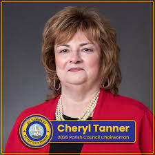 Congratulations to District 6 Councilwoman Cheryl Tanner and District 1  Councilman Rick Smith who were elected as Chairwoman and Vice-Chairman of  the Parish Council by their peers for 2026. Thank you to