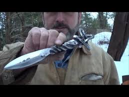 Rams head railroad spike knife. Blacksmithing Forging A Star Handled Railroad Spike Dagger Youtube