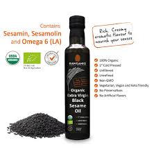In contrast, the natural extraction process used to produce extra virgin olive oil ensures it retains all the nutrients and antioxidants from the olive fruit. Organic Extra Virgin Black Sesame Oil Cold Pressed Unfiltered 275ml Rawganiq