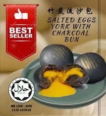 Their snacks are available in supermarkets nationwide and they've sold over 256,000 packets since their launch. Charcoal Salted Egg Bun Bakery Dessert Sarawak Malaysia Kuching Supplier Suppliers Supply Supplies Foodmen Sdn Bhd