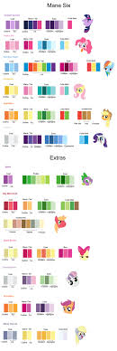 My Little Pony Friendship Is Magic Color Guide By Atomiclance On Deviantart Gambar Poni My Little Pony Setik