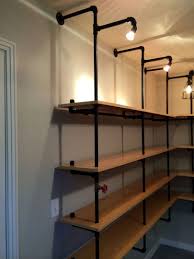 This diy desk is a different take on an adjustable height desk as compared to the adjustable height table kits that we offer. 40 Corner Shelf Ideas Built With Industrial Pipe Simplified Building