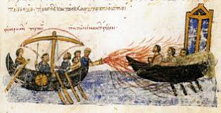 Why was Constantinople set on fire?