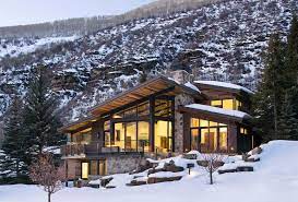 The homes showcase clean lines and fresh colors. Luxury Mountain Homes Colorado Exterior Rustic With Mountain Contemporary Mountain House Contemporary Design Architektur Moderne Hauser Kalifornien Hauser