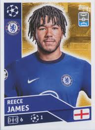 Reece james backs young chelsea for future title challenge. Che008 Reece James Chelsea Fc Champions League Stickers 2020 2021 Football Cards Direct