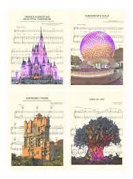 Walt Disney World Four Theme Parks Magic Kingdom Epcot Artprint Music Homedecor Wallart Kids Gifts Famliy Disney World Parks Disney World Disney Epcot The first united states national park, established in 1872, was yellowst.