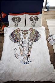 Printed duvet cover set with pillow cases single double super king size bedding. Samburu Elephant King Size Duvet Cover And 2 Pillowcase Bed Set Bedding Colourful Bold Ethnnic Indian Grey Buy Online In Honduras At Honduras Desertcart Com Productid 52015291