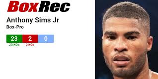 BoxRec: Anthony Sims Jr