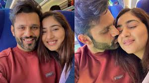 Rahul Vaidya and Disha Parmar celebrate 1st wedding anniversary with a  kiss; singer pens a note