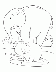 They are very intelligent and have sharp memory also, this thing has proved in research. Baby Elephant Coloring Pages Coloring Home