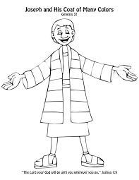 Joseph S Coat Of Many Colors Craft Coloring Page Toddlers Glued Colored Pieces Of Tissue Paper To His Bible Coloring Pages Coat Of Many Colors Bible Coloring
