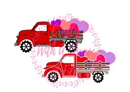 Free Free Red Truck Valentine Svg SVG PNG EPS DXF File