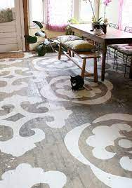 Top 10 Stencil And Painted Rug Ideas For Wood Floors Painted Wood Floors Diy Flooring Painted Floors