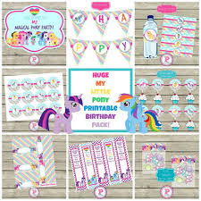 My Little Pony Party Printables Free Little Pony Party My Little Pony Party Pony Party