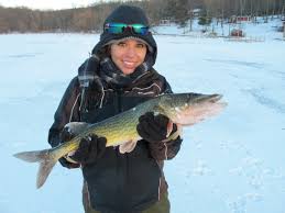 Coho salmon from lake ontario, a 47 lb. Ice Fishing In Central New York New York State Parks Blog