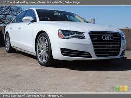 2013 Audi A8 4 0t Quattro In Glacier White Metallic Audi A8 Audi Audi Cars