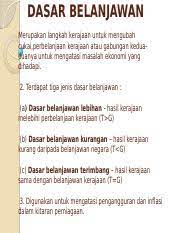 Check spelling or type a new query. Dasar Belanjawan Pptx Dasar Belanjawan Merupakan Langkah Kerajaan Untuk Mengubah Cukai Perbelanjaan Kerajaan Atau Gabungan Keduaduanya Untuk Mengatasi Course Hero