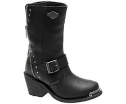 Pin By Harley Davidson Footwear On Women S Dealer Exclusives Motorcycle Riding Boots Black Motorcycle Boots Boots