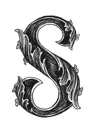 Something to do 748 3 something to do draw hair draw eyes nose and mouth draw body did you make this project? Leaf Script S Art Print By Hannah Scully Society6 Tattoo Lettering Fonts Alphabet Art Lettering Alphabet