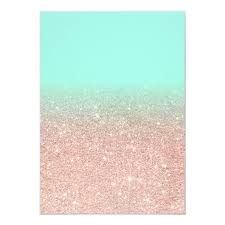 Use the palette to pick a color or the sliders to set the rgb, hsv, cmyk components. Modern Rose Gold Glitter Ombre Mint Photo Sweet 16 Invitation Zazzle Com Rose Gold Wallpaper Rose Gold Glitter Wallpaper Gold Glitter Background
