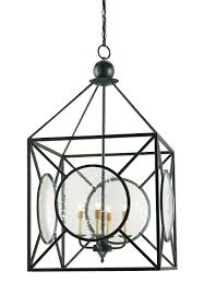Four Light Lantern This Is Kind Of What I Saw At Store It Looked Nice In Person Glass W Wrought Iron Glass Transitional Chandeliers Ceiling Light Fixtures