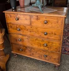 Antique kauri pine chest of drawers. A Colonial Five Drawer Chest Solid Birdseye Huon Pine Chests Of Drawers Furniture