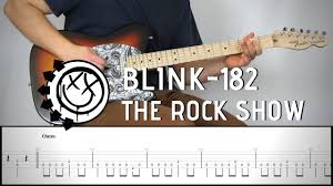 It was released as the lead single from the album on may 7, 2001. Blink 182 The Rock Show Guitar Cover Tutorial Free Tab Youtube