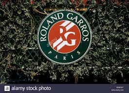 Histoire du logo roland garros. Roland Garros Paris Zeichen Stockfotografie Alamy
