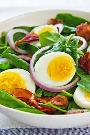 Bacon Egg And Spinach Salad Recipe Wilted Spinach Salad Delicious Salads Salad Recipes