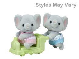 Want a color scheme that perfectly matches your favorite images? Ellwoods Elephant Twins Calico Critters