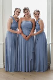 Periwinkle Blue Bridesmaid Dress This Infinity Floor Length Bridesmaid Dress Is Perfect For A Bridesmaid Dress Styles Bridesmaid Bridesmaid Dresses Plus Size