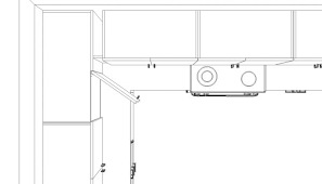 That has the same drawers/doors as the 21 base cabinet to the left of the range for symmetry the blind corner cabinet is really just a base cabinet with a funny face frame. Ikea Kitchen Hack A Blind Corner Wall Cabinet Perfect For Irregular Kitchens