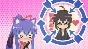 Acchi Kocchi Place To Place Cat Girl Anime Anime Art