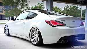 Stance suspension coilover nissan honda mitsubishi subaru corvette mustang acura hyundai volkswagen porsche bmw Stanced Hyundai Genesis On Bags Vossen Concave Stance N Chassis Youtube