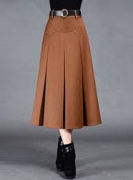 Brief Pleat Pure Color Skirt Moda Kadin Giyim Etekli Kiyafetler