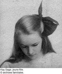 Kay Sage as a young girl.